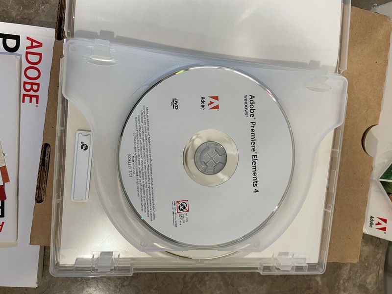 Vintage Adobe Photoshop Elements 6 and Premiere Elements 4 - 2 Discs Excellent gallery