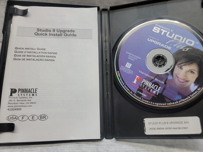 Pinnacle Studio Plus Version 9 Upgrade - 2 Disks+ MANUAL + CODE gallery