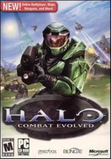 Halo 1: Combat Evolved PC CD gravity planet alien invaders squad shooter game!