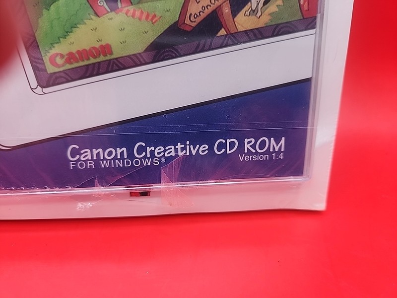 CANON CREATIVE CD-ROM version 1.4 with Manual brand new factory sealed gallery