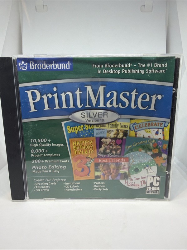 Printmaster 16 Silver 2003 Vintage - Rare - LOOK AT PHOTOS! - TESTED WORKS
