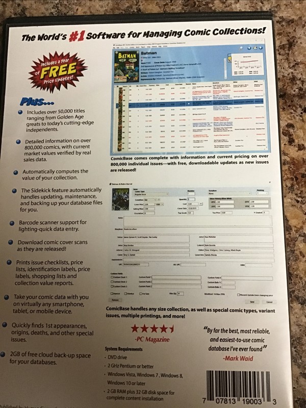 ComicBase 2017, 4-DVD Set [Archive Edition] FAST SHIPPING! gallery
