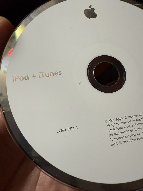 Apple iPod + iTunes Software Installation Disc CD-ROM gallery
