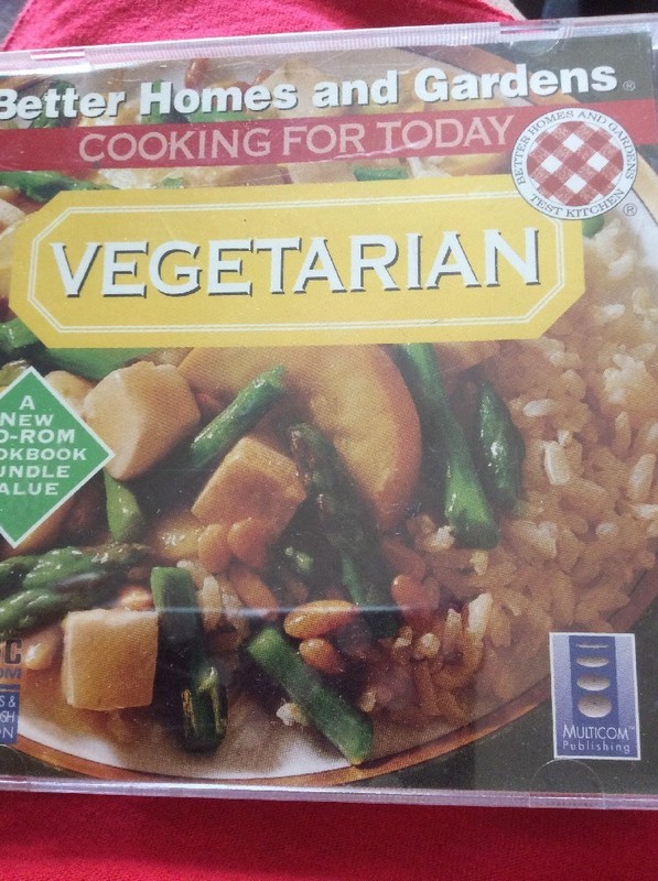 Better Homes & Gardens: Vegetarian PC MAC CD cooking cookbook healthy recipes!