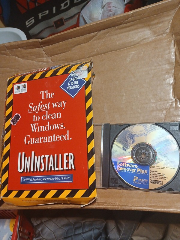 94-95 Microsoft Windows Uninstaller Windows 3.1& Windows 95 (A-2)