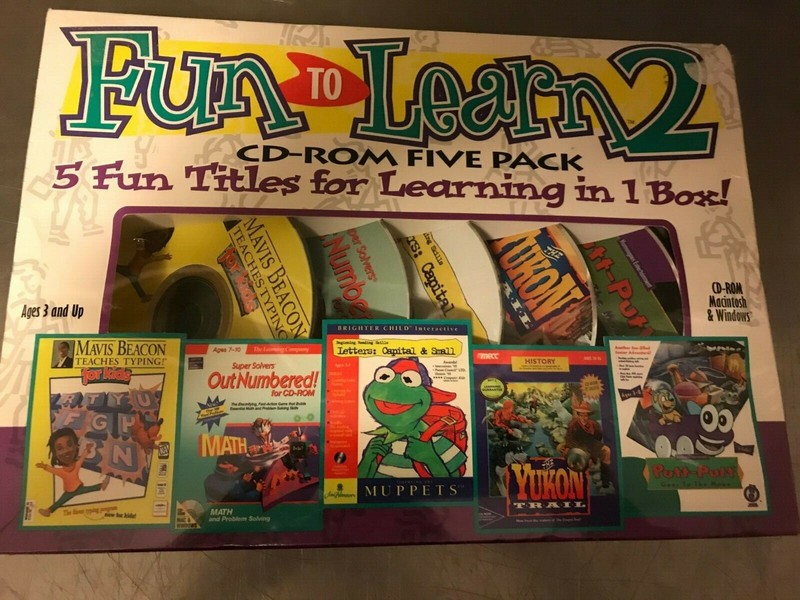 Fun to Learn 2 – CD 5 pack for Learning in 1 Box – A