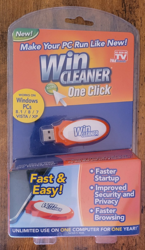 Win Cleaner USB-One Click, Fast & Easy Computer Clean,Optimize, Repair NEW gallery