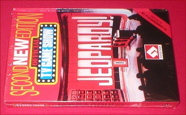 Jeopardy Second Edition for the Commodore 64 C64 128 Computer NEW SEALED gallery