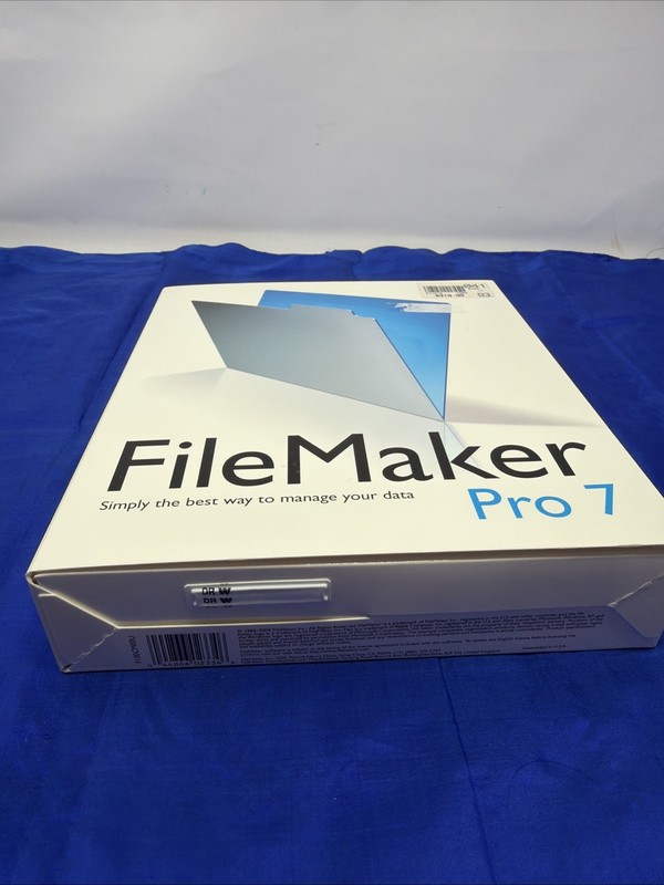 FileMaker Pro 7 Software for Mac CD-ROM Complete with Box & Manuals gallery