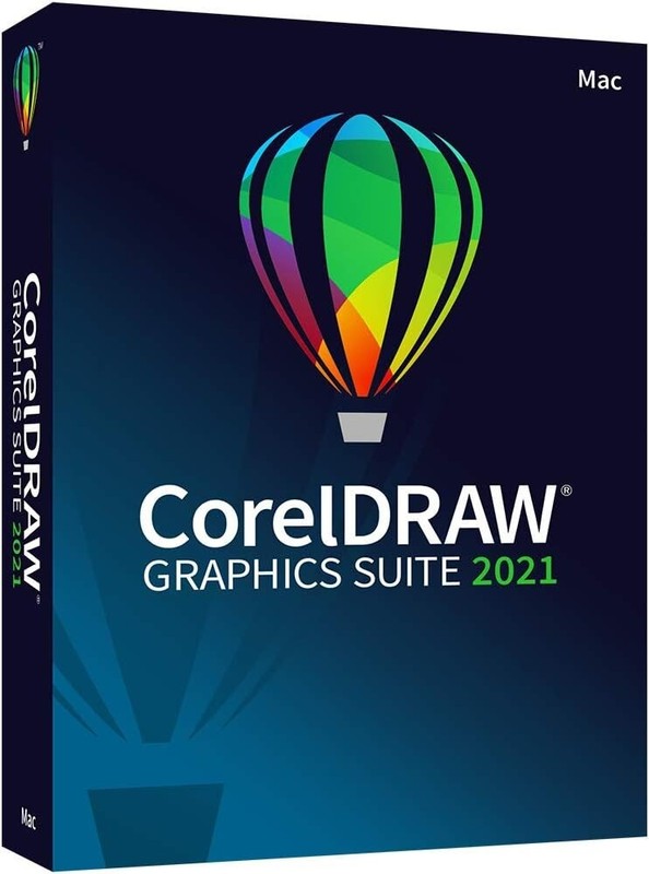 CorelDRAW Graphics Suite 2021 | Graphic Design Software | [Mac Key Card]