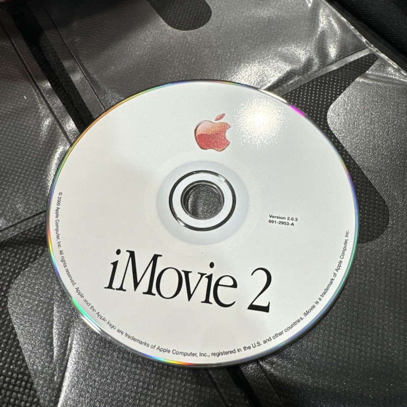 OEM Apple iMovie 2 For Mac OS 9.1 Software Version 2.0.3 691-3043-A