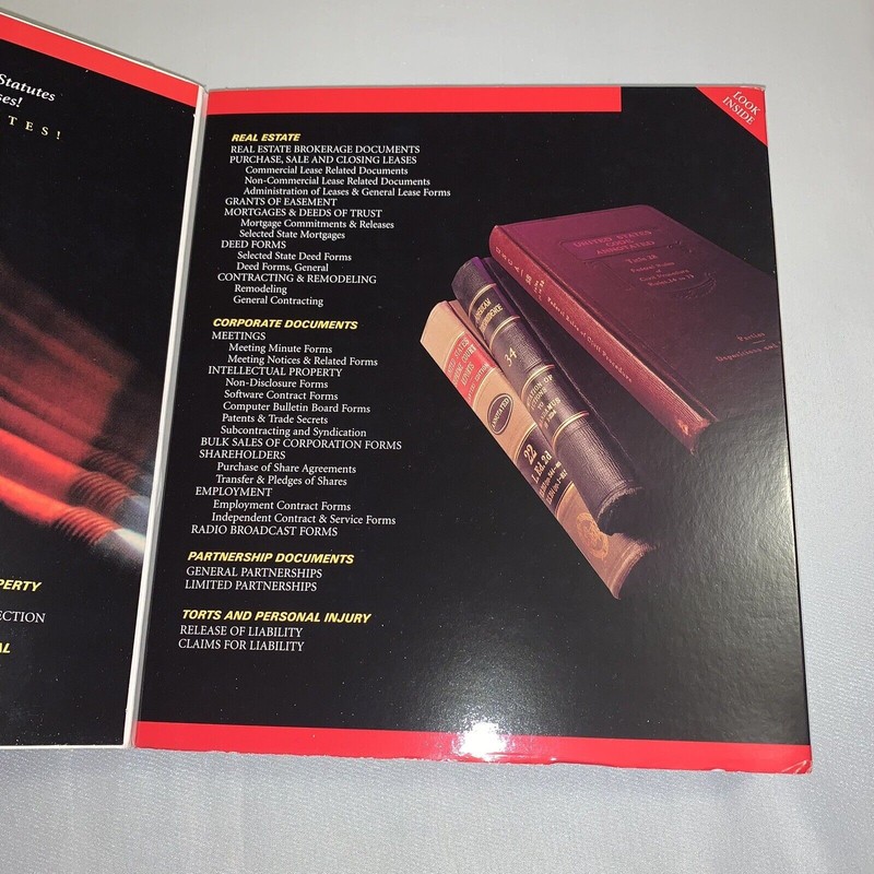 Multimedia Law Library Deluxe CD-ROM Edition 750 Legal Documents IBM Windows NEW gallery