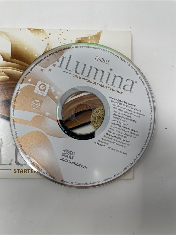 ILUMINA Interactive Bible Premium Gold, Starter Edition 2003 gallery