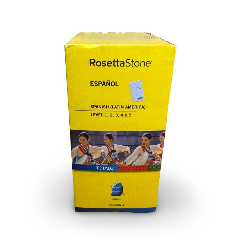 Rosetta Stone Spanish Levels 1-5 Latin America Language Software Open Box gallery