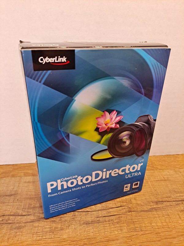 Cyberlink Photo Director ULTRA PhotoDirector v4 ULTRA Open Box – RARE