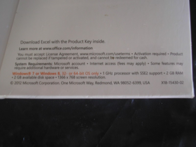 Microsoft Excel 2013 Product Key Card Full Retail Version for 2 PCs =SEALED BOX= gallery