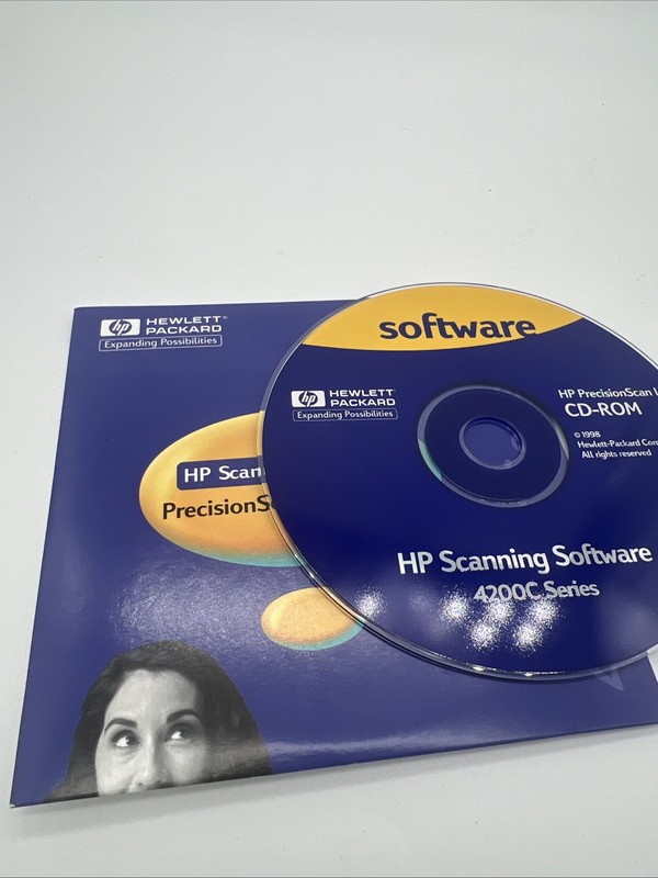 HP 4200C Series PrecisionScan LT Software CD-ROM 1998