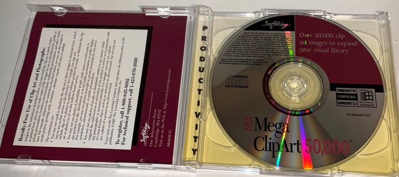 SoftKey Mega ClipArt 50,000 + Bonus Bicycle Classics - preowned - good gallery