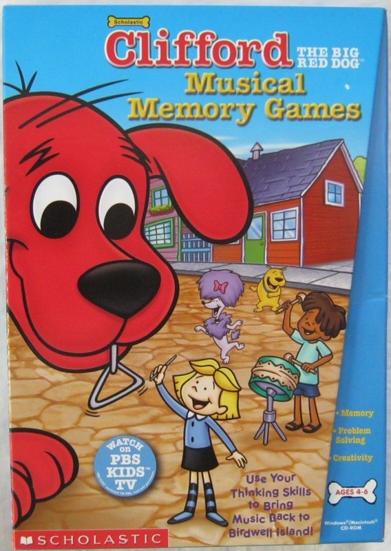 Clifford Music Memory Games Software Ages 4-6