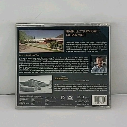 Frank Lloyd Wright's Taliesin West PC CD Planet Architecture 2002 w1s1 1256 gallery