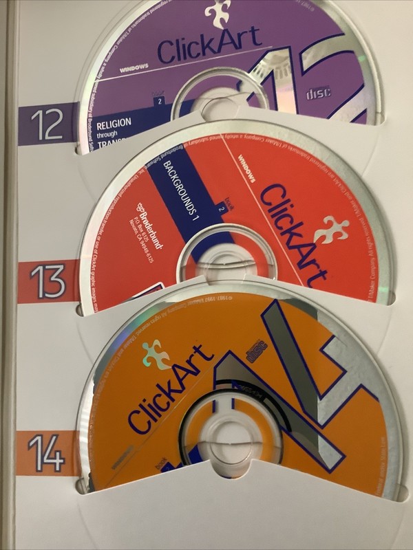 Broderbund Vintage ClickArt 200,000 Collection on 14 CDs gallery