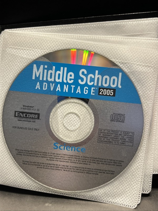 6 Middle School Advantage 2005 PC Windows Home School Help MATH Vocabulary +++ gallery