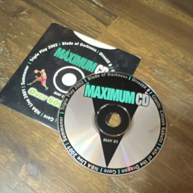 Maximum PC Game Demo CD May 2001 Blade of Darkness Giants DirectX gallery