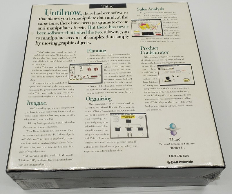 Bell Atlantic THINX Version 1.1 MS-DOS WINDOWS * NEW SEALED gallery