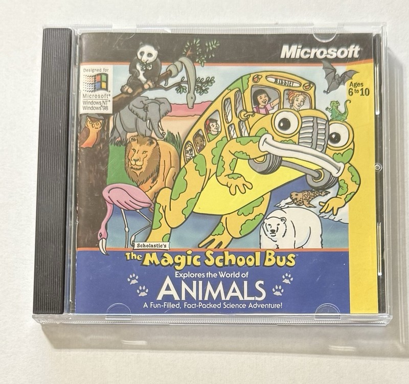 CD Microsoft 1994-1999 Scholastic’s The Magic School Bus