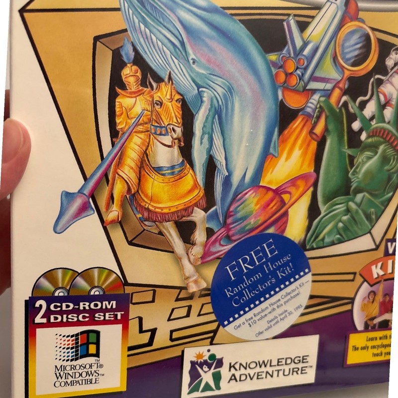 The Random House Kid's Encyclopedia 2 CD-ROM Disc Knowledge Adventure Jumpstart gallery