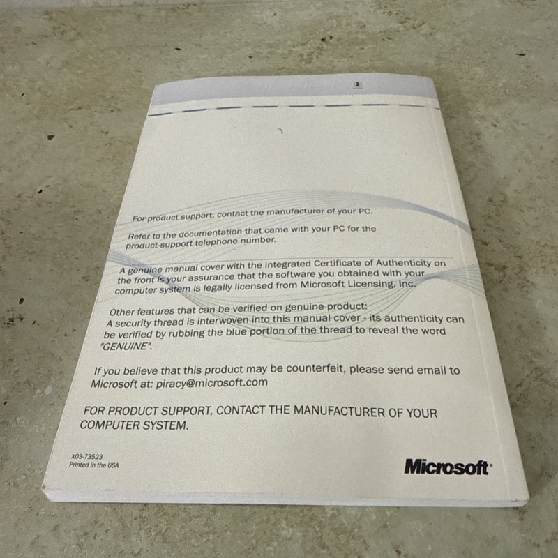 Microsoft Windows 98 Getting Started Manual No CD Vintage gallery