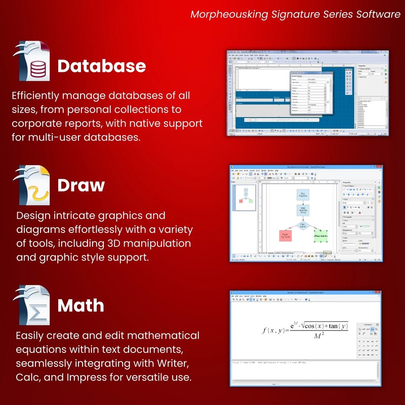 Open Office 2023 | Word Processor, Slide Show, Spreadsheet Software Suite | CD gallery