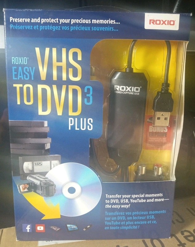 Roxio Easy VHS to DVD 3 Plus Converter – 251000