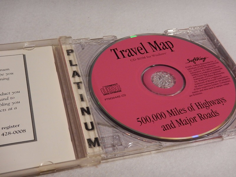 Travel Map North America For Windows CD-ROM 1995 Softkey Int. gallery