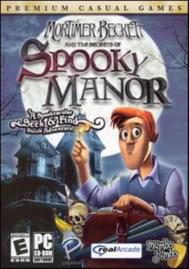Mortimer Beckett & The Secrets Of Spooky Manor PC CD haunted house mystery game!