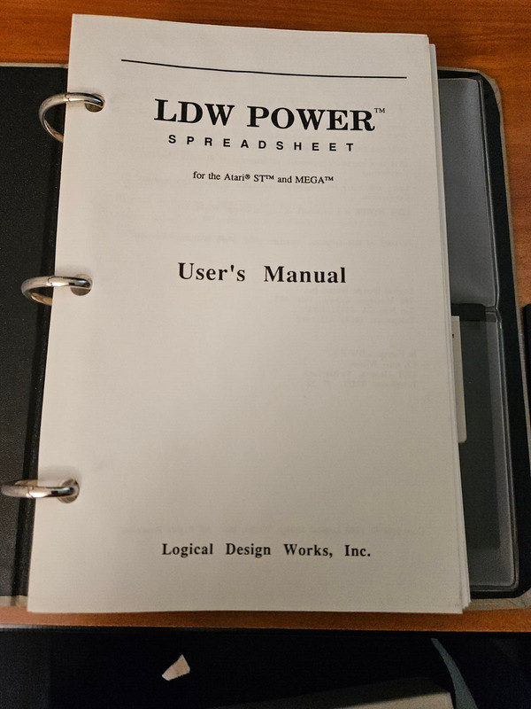 LDW POWER SPREADSHEET by LOGICAL DESIGN WORKS for Atari ST / MEGA gallery