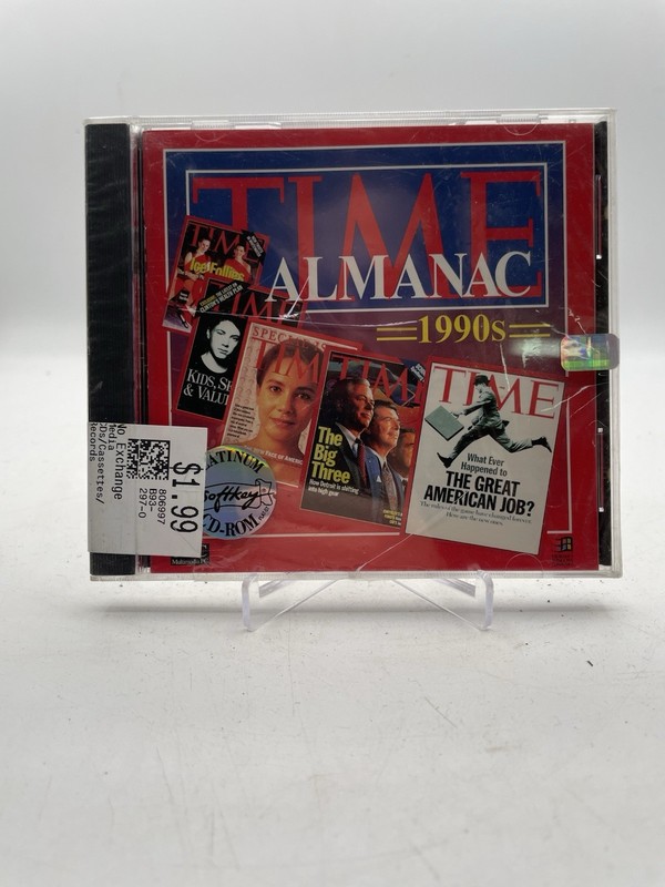 Time Almanac 1990’s CD-ROM (1994) — NEW! SEALED!!