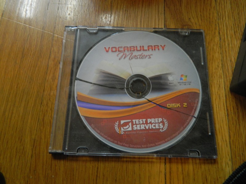 Test Prep Services Vocab Masters SAT/ACT College Prep 10 DVD Disc Set - 1 Broken gallery