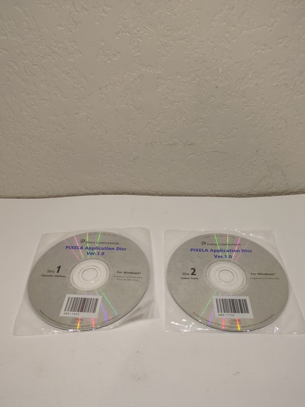 Pixela Application Disc Ver. 1.0 – Disc 1, 2 Video Tools – For Windows