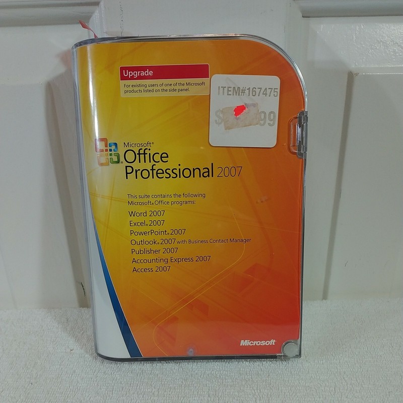 Microsoft Office Professional 2007 Upgrade