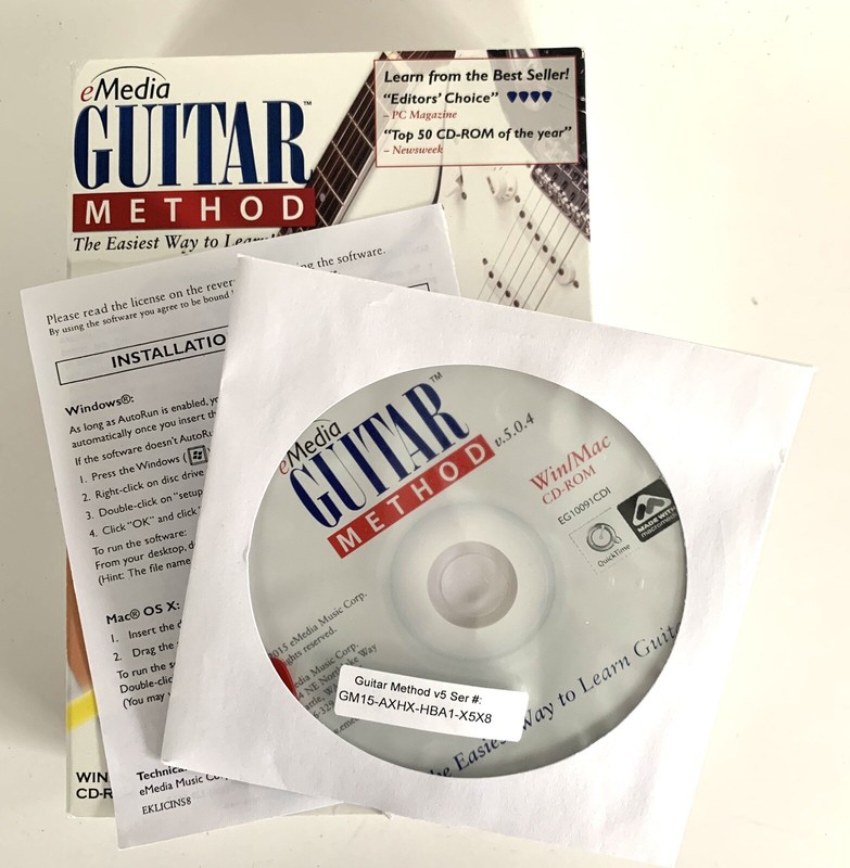 eMedia Guitar Method v5 for PC, Mac — Disc Only Unused gallery