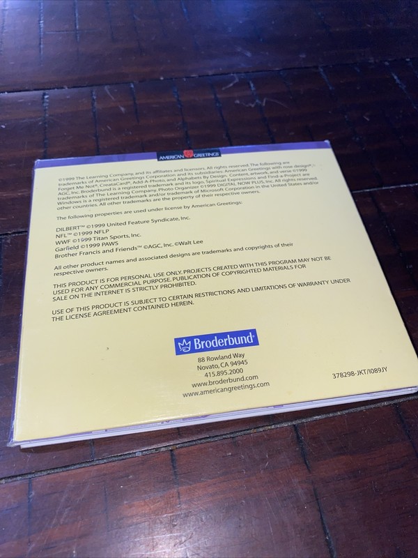 CreataCard Platinum 4 PC CD print holiday events using own picture greeting card gallery
