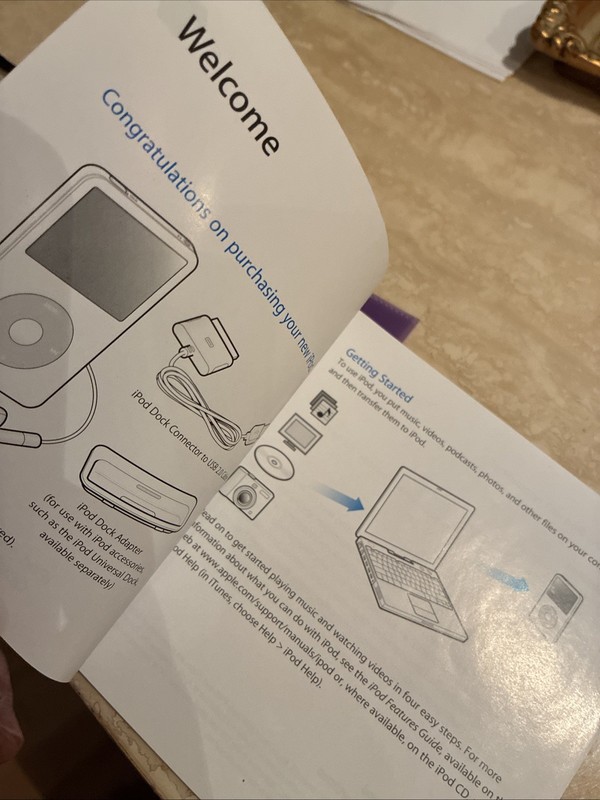 APPLE iPod & iTunes Install CD 2Z691-5513-A OEM 2005 Software, Quick Start Guide gallery