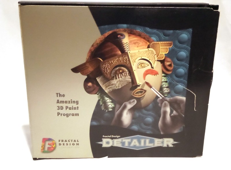 Macintosh Fractal Design Detailer The Amazing 3D Paint Program Mac +Book gallery