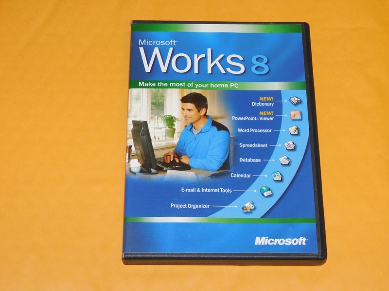 Microsort Works 8 (Windows PC, 2004) Fast Free Shipping