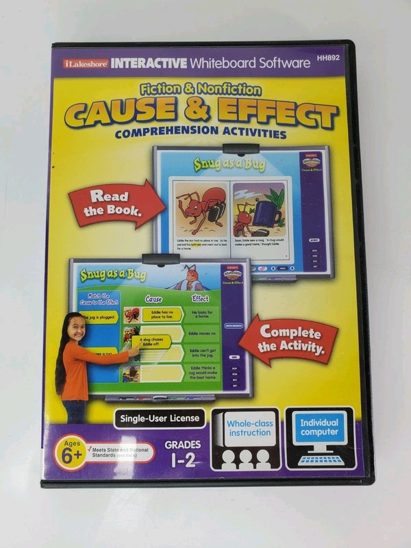 iLakeshore Fiction Non Fiction Cause Effect Comprehension Activity CD ROM