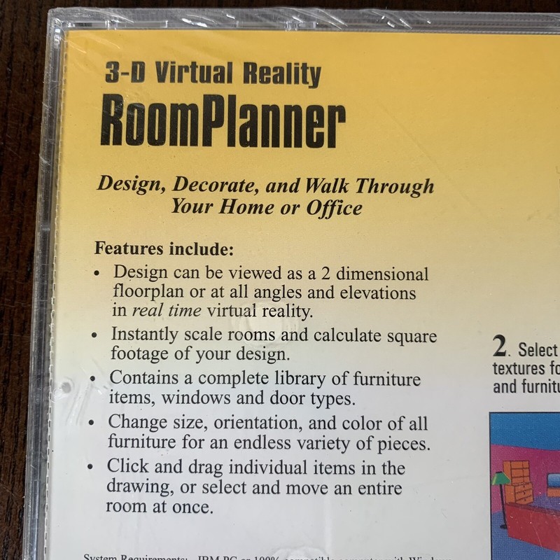 3-D Virtual Reality Room Planner Swift Jewel Design Decorate Windows Cd Rom gallery