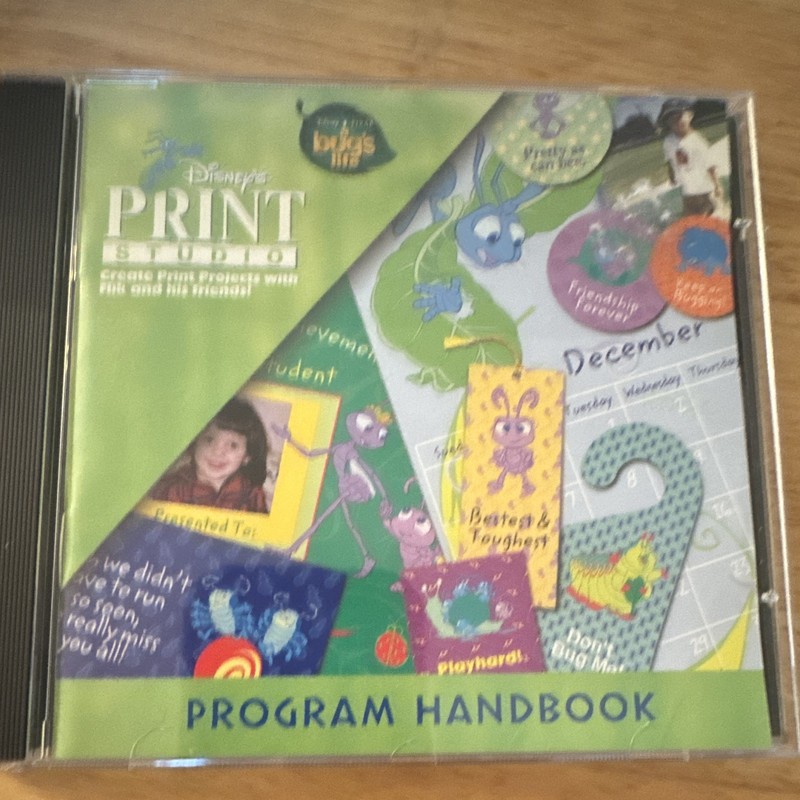 Disney Interactive Disney's Print Studio A Bug's Life CD-ROM Windows 95 D4375 gallery