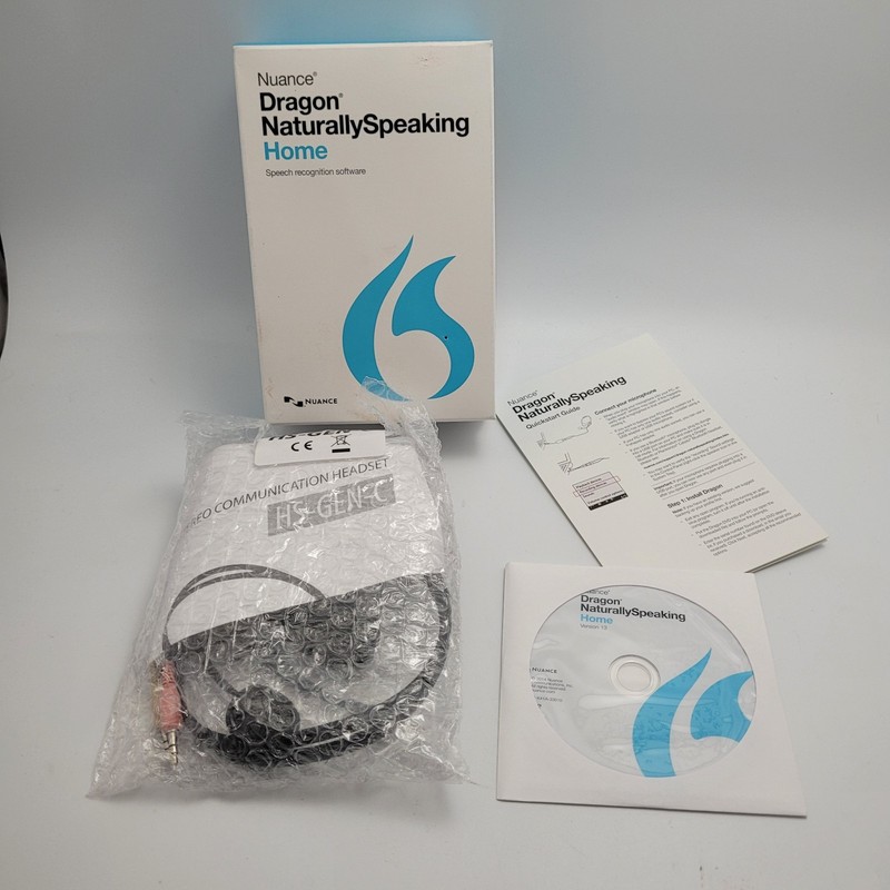 Nuance Dragon Naturally Speaking Version 13 Home Speech Recognition Software
