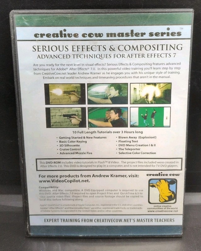 Video Training For After Effects Seven Serious Effects & Compositing DVD ROM gallery